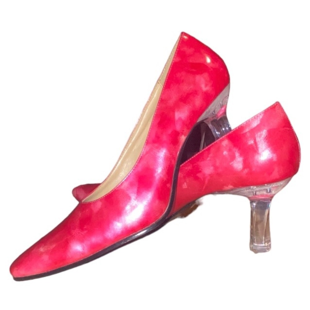 🌟🔥 BOGO Sale🔥🌟 Vintage Pink Patent Leather Square Toe Heels